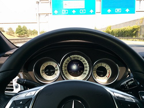 Mit CLS auf der A9 Mit CLS auf der A9
